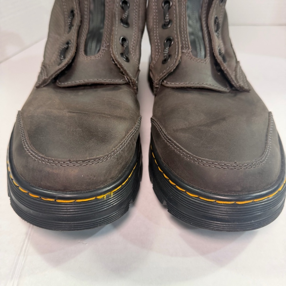 Dr. Martens Combs Jungle Zip Boots, Brown/ Grey, Men’s 11, Women’s 12. - Picture 5 of 14